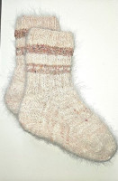 Härliga sockar i samojed, merino och polwarth ull. Storlek 39-40