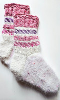 Sockar i samojed och merinoull. Storlek 39-40 