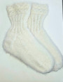 Sockar i samojed och merinoull. Storlek 39-40